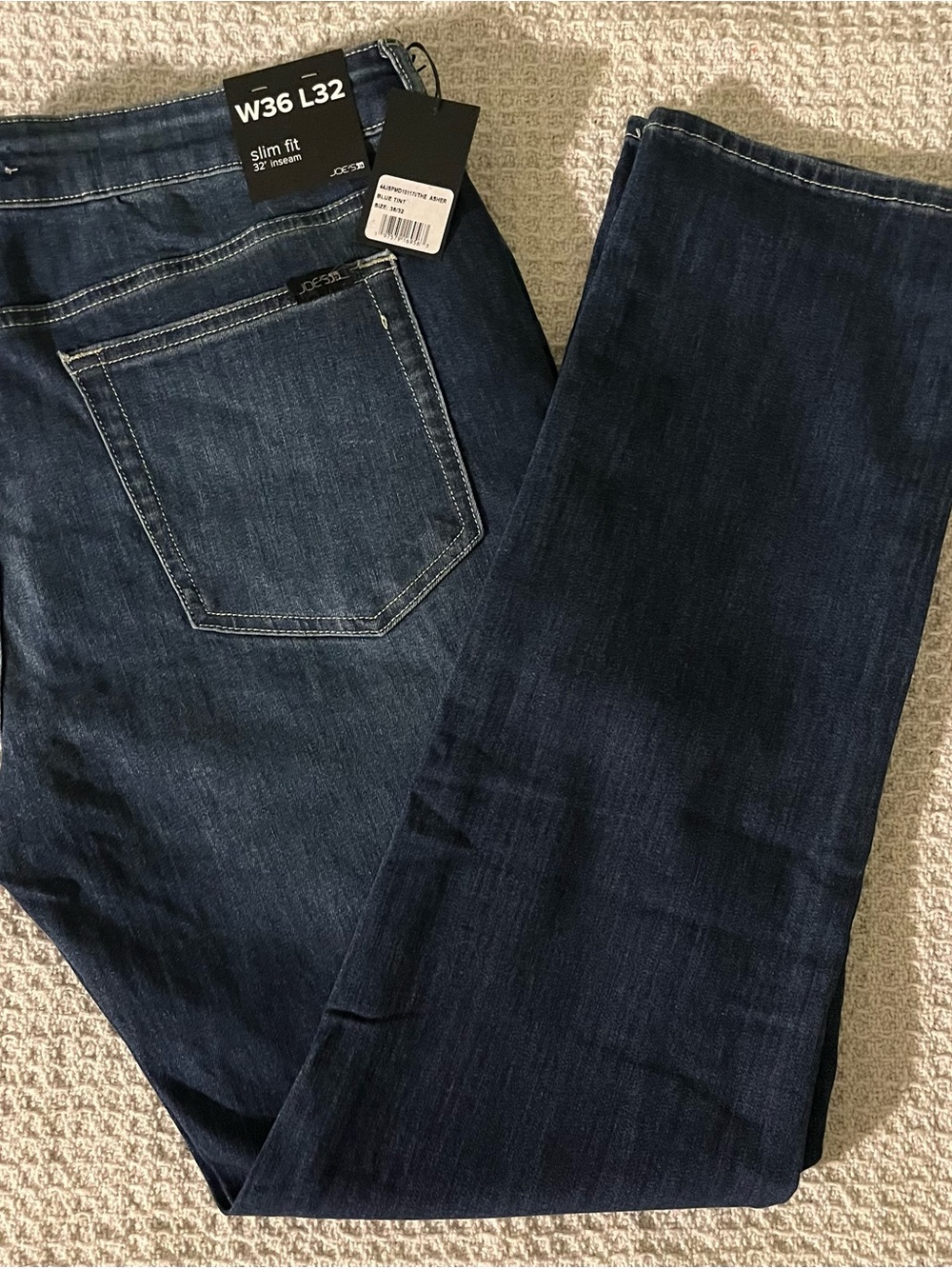 Joe's Jeans Slim Fit Dark Blue Denim Men’s Jeans